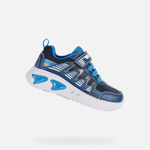 Chlapecké Light-up Shoes Geox Assister Tmavě Blankyt Světle Blankyt | FHR-759438