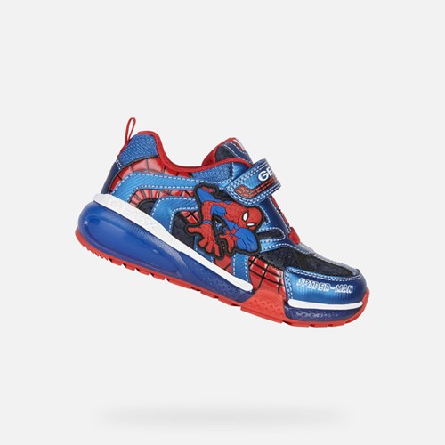 Chlapecké Light-up Shoes Geox Bayonyc Tmavě Blankyt Královská Modrá | EDJ-098357