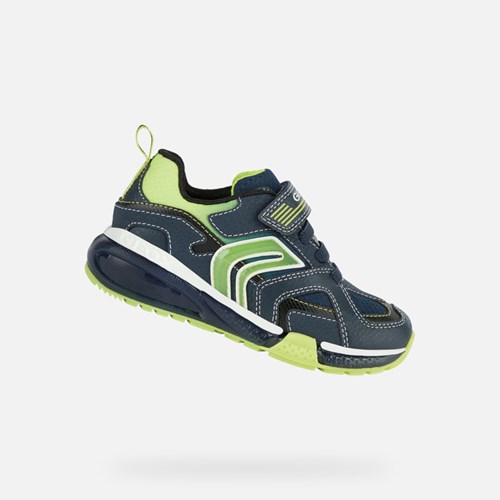 Chlapecké Light-up Shoes Geox Bayonyc Tmavě Blankyt | XGU-670482