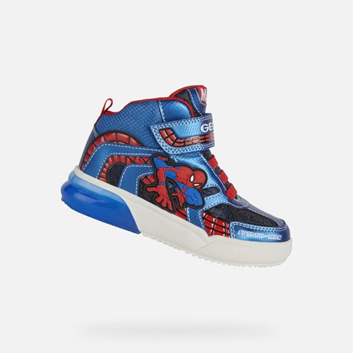Chlapecké Light-up Shoes Geox Grayjay Tmavě Blankyt Královská Modrá | LGS-963427