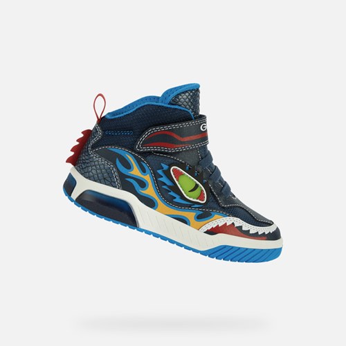 Chlapecké Light-up Shoes Geox Inek Tmavě Blankyt Světle Blankyt | REB-701682
