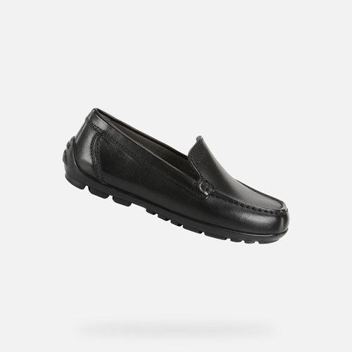 Chlapecké Loafers Geox New Fast Černé | GPK-923701