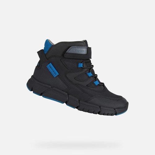 Chlapecké Mid-calf Boots Geox Flexyper Abx Černé | UWP-348510