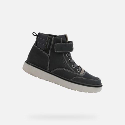 Chlapecké Mid-calf Boots Geox Riddock Tmavě Blankyt Černé | KOJ-041382