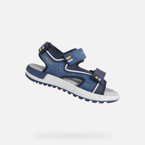 Chlapecké Sandály Geox Sandal Alben Tmavě Blankyt | AFH-519487