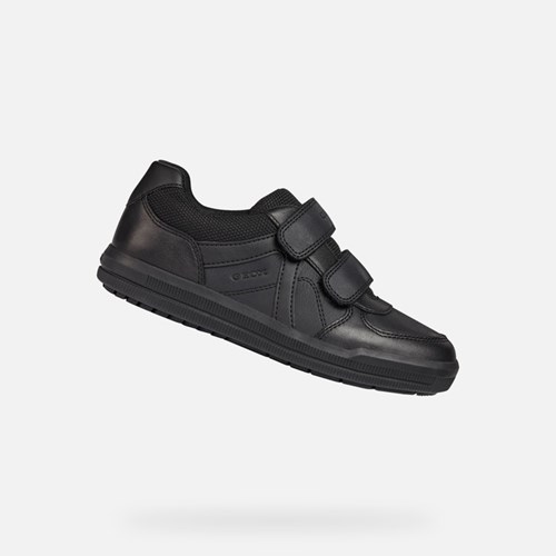 Chlapecké Slip On Geox Arzach Černé | TCF-360798