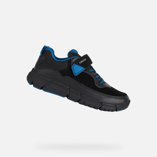 Chlapecké Tenisky Geox Flexyper Černé | BYJ-568209