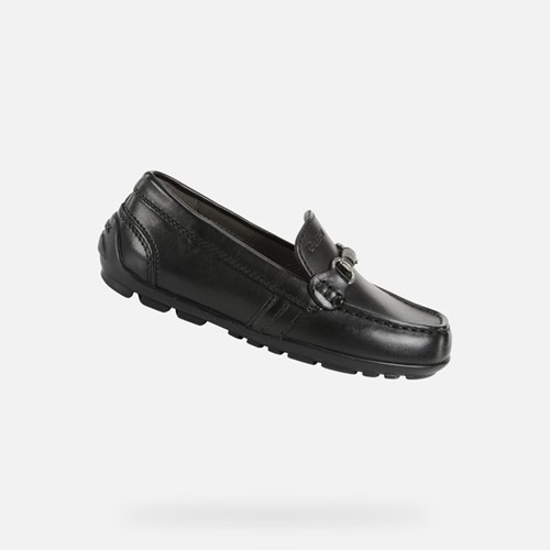 Chlapecké Uniformní Boty Geox New Fast Černé | OCL-367240