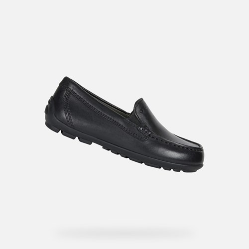 Chlapecké Uniformní Boty Geox New Fast Černé | XBH-469327