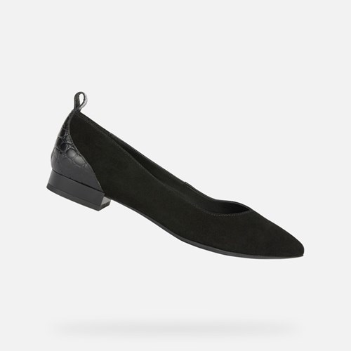 Dámské Baleríny Geox Charyssa Černé | VXR-089126