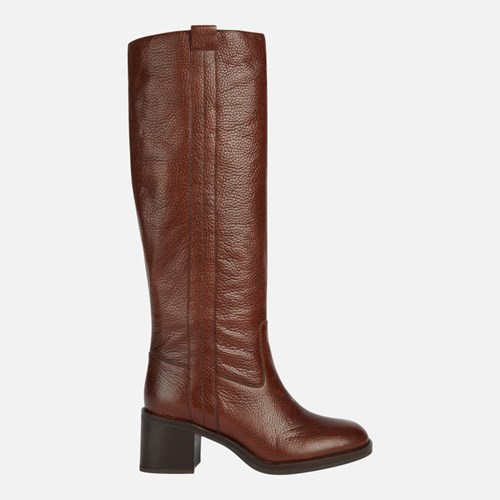 Dámské Boty Na Klínku Geox Giulila Hnědé | UBQ-217890