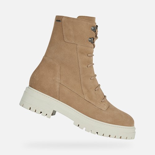Dámské Kotníkové Boty Geox Iridea Abx Sand | KRU-391508
