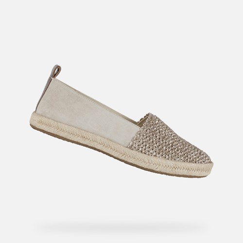 Dámské Slip On Geox Modesty Taupe / Ice | FOW-023894