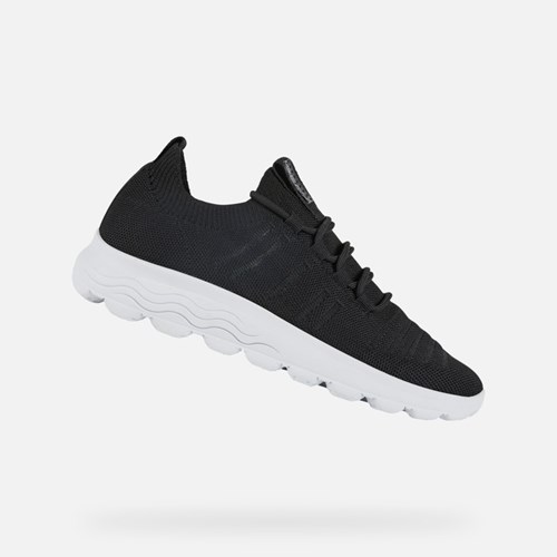 Dámské Slip On Geox Spherica Černé | VGQ-197653