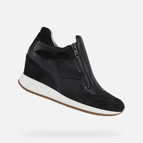 Dámské Tenisky Geox Nydame Černé | FJC-017398