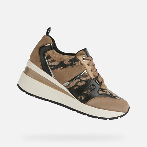 Dámské Tenisky Geox Zosma Sand | JQD-250176