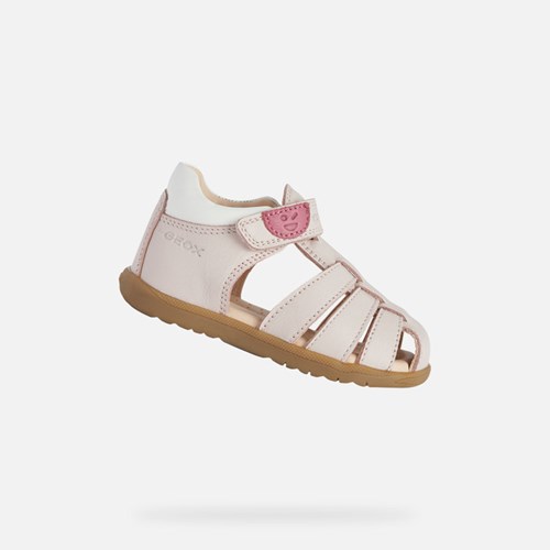 Dítě First Steps Geox Sandal Macchia Světle Růžové | BTE-187453
