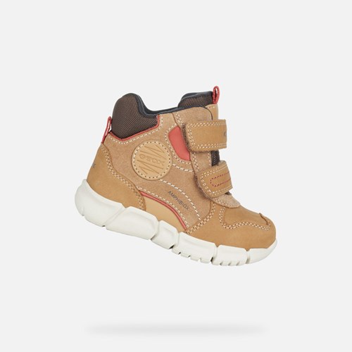 Dítě Tenisky Geox Flexyper Abx Hnědé | ZFT-683159