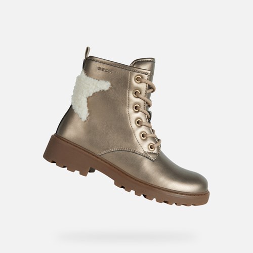 Dívčí Kotníkové Boty Geox Casey Lead | CMO-895021
