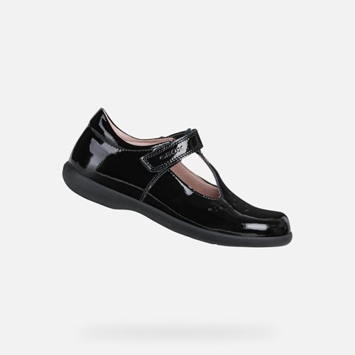 Dívčí Uniformní Boty Geox Naimara Černé | VNQ-310796