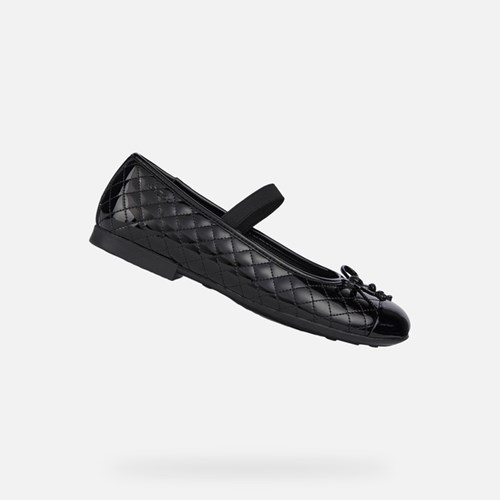 Dívčí Uniformní Boty Geox Plie Černé | DLX-586721