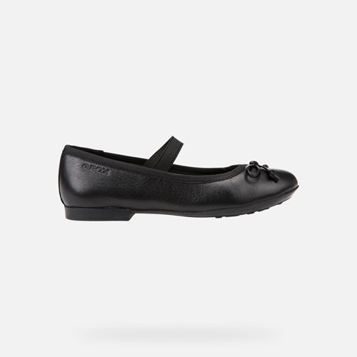 Dívčí Uniformní Boty Geox Plie Černé | JPX-681230