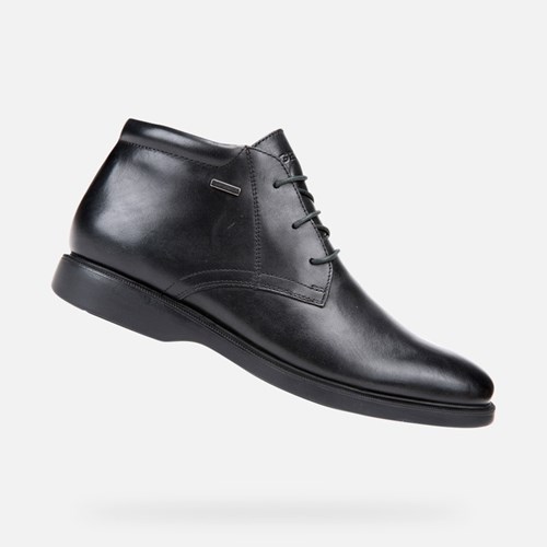 Pánské Boty Casual Geox Brayden 2fit Abx Černé | TOE-275146