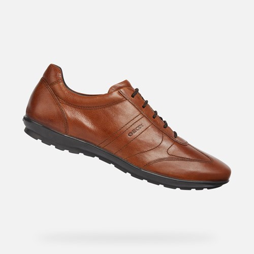 Pánské Boty Casual Geox Symbol Hnědé | EZA-384196