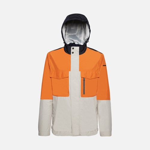 Pánské Bundy Geox Ponza Blankyt Oranžové Béžový | OLS-610387