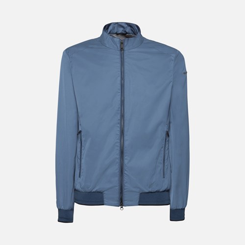 Pánské Bundy Geox Tevere Tmavě | FHM-087562