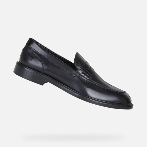 Pánské Loafers Geox Artenova Černé | ANJ-106728