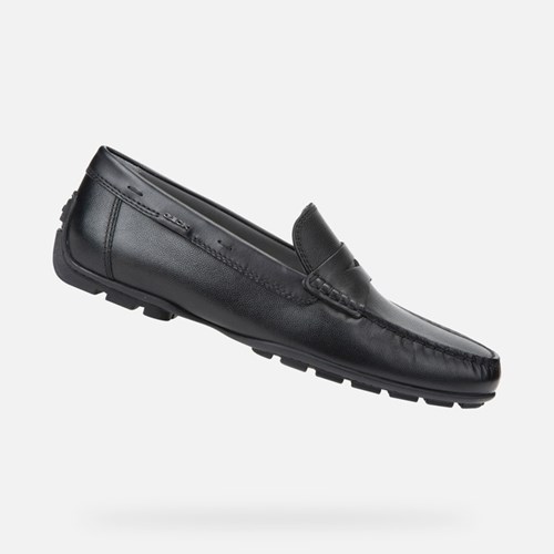 Pánské Loafers Geox Moner 2fit Černé | ZXL-975406