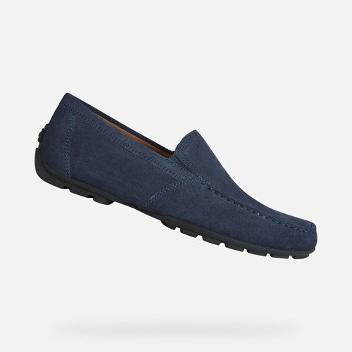 Pánské Loafers Geox Moner Tmavě | OFT-863592