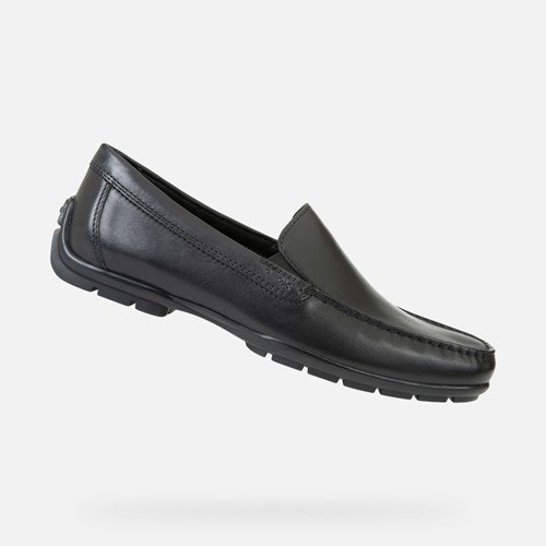 Pánské Loafers Geox Moner W 2fit Černé | KRD-635842