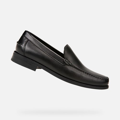 Pánské Loafers Geox New Damon Černé | GYL-907614