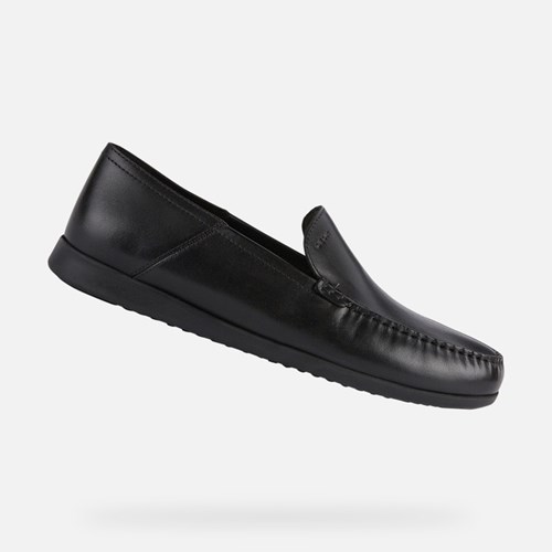Pánské Loafers Geox Sile 2 Fit Černé | RJO-728063