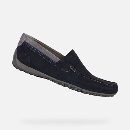 Pánské Loafers Geox Snake Tmavě Blankyt | MJL-632840