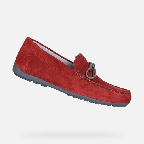 Pánské Loafers Geox Tivoli Červené | ARN-153648