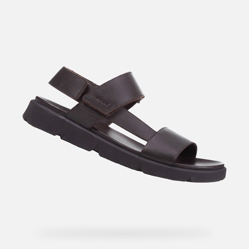 Pánské Sandály Geox Xand 2s Hnědé | MIO-864513