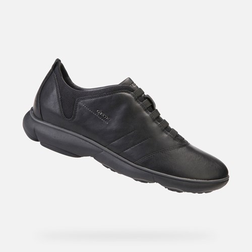 Pánské Slip On Geox Nebula Černé | ZVT-592780