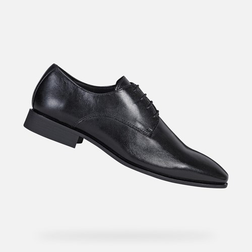 Pánské Společenské Boty Geox High Life Černé | GHP-438592