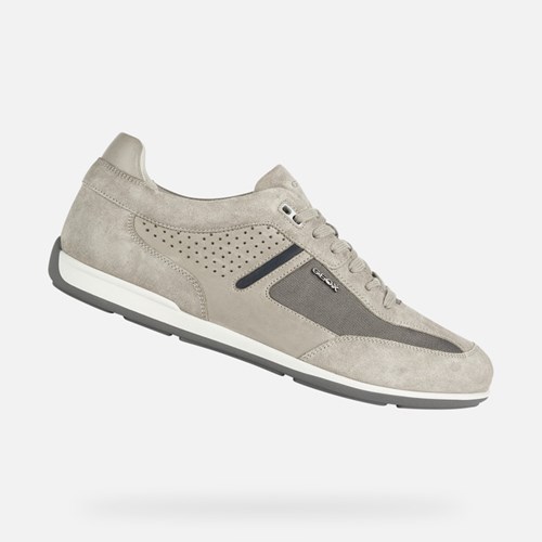 Pánské Tenisky Geox Ionio Taupe | TJM-469380