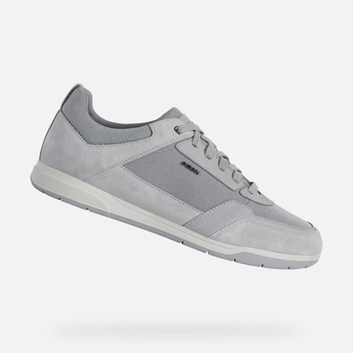 Pánské Tenisky Geox Spherica Ec3 Světle Šedé | CUL-641587