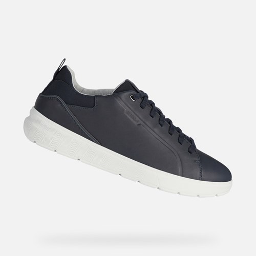 Pánské Tenisky Geox Spherica Ec4 Tmavě Blankyt | GOV-741960